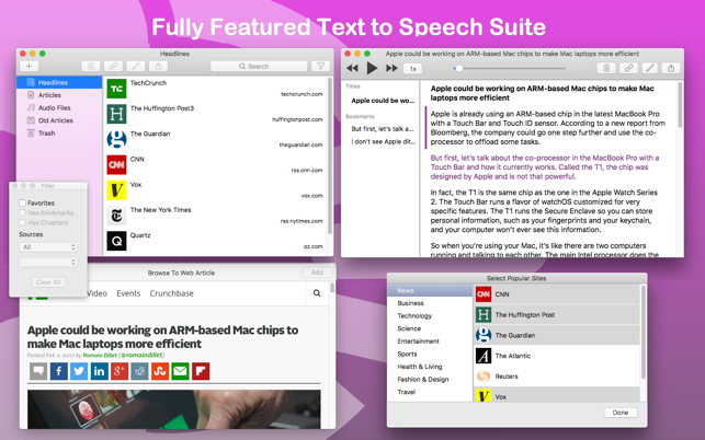 Speech Central: Text to Speech