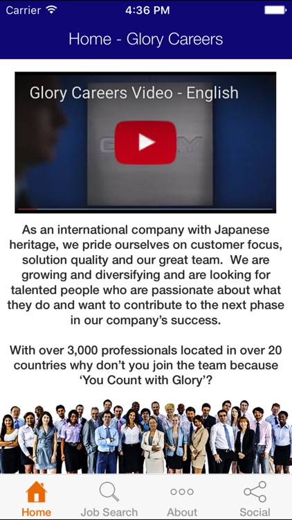 Glory Careers