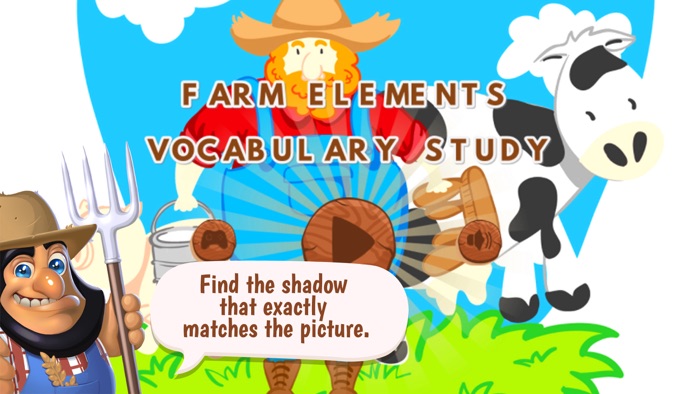 农场元素词汇学习益智游戏