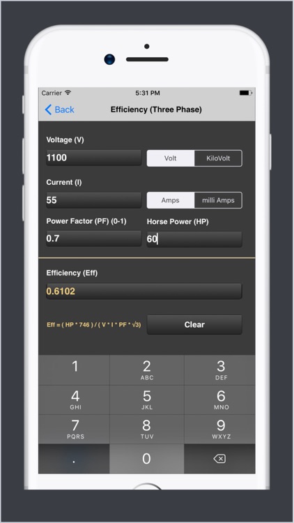 Electrical Calculator screenshot-4