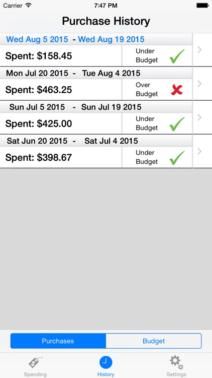 My Weekly Budget+ (MyWB+) screenshot-3