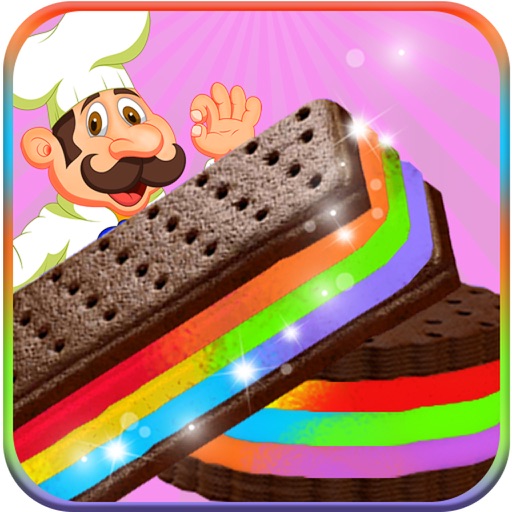 Rainbow Ice Cream Sandwiches – Sweet Treat icon