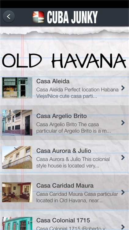 Cuba Casa Directory