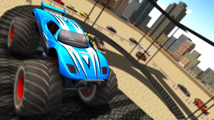 City Climb Monster Truck Hard Parking Simulator 3D screenshot-3