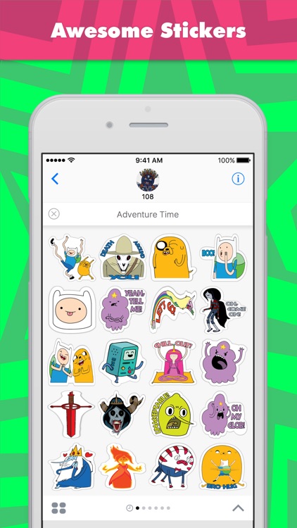 Adventure Time stickers by 108