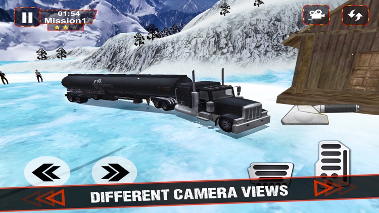 Real Truck Parking - Snow Cargo Truck Driver screenshot-3