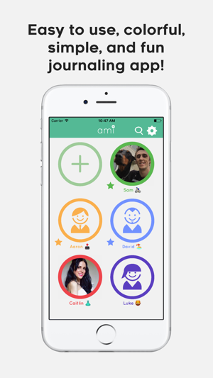 AmiApp - Friend-centric Journaling, Netw