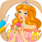 Paint and color princesses - Educational game