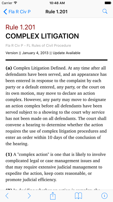 How to cancel & delete Florida Rules of Civil Procedure (LawStack Series) from iphone & ipad 2