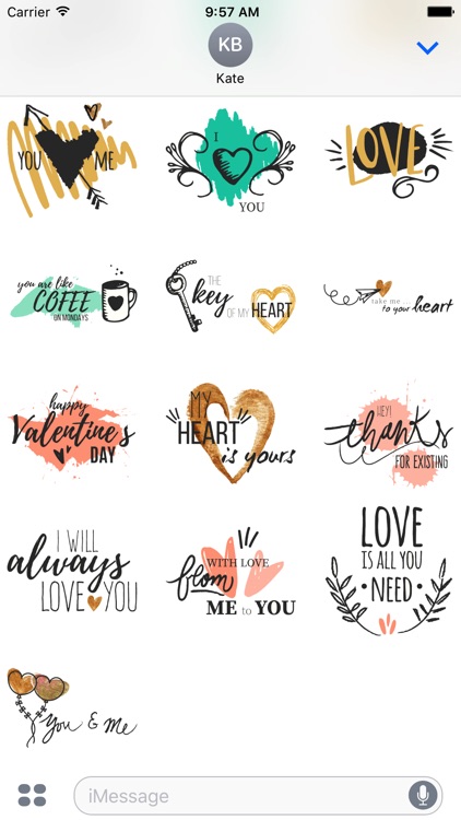 Love Sticker for iMessage