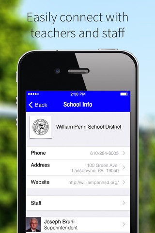 William Penn School District screenshot 2