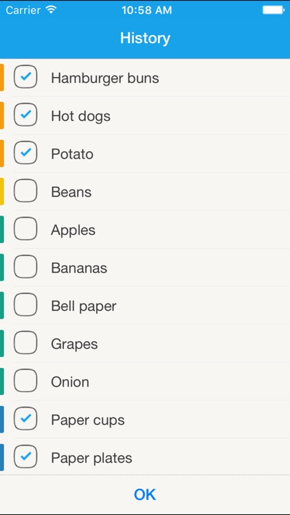Grocery List - Remember To Buy