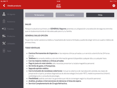 GENERALI Seguros para iPad screenshot 3