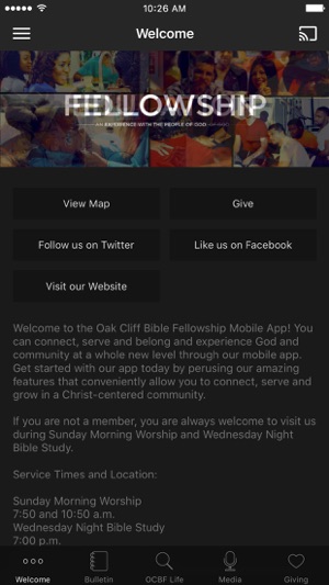 OCBFChurch App