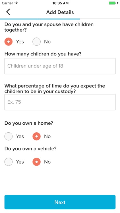 Divorce / Alimony Calculator