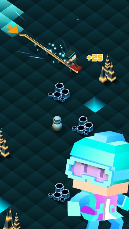 Blocky Snowboarding screenshot-3