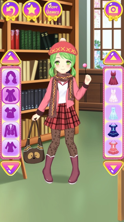Anime School Dress Up - games for girls