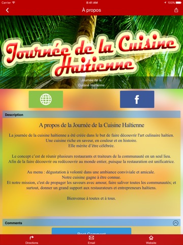 Journée cuisine haïtienne screenshot 2