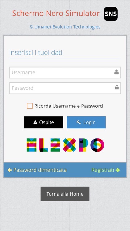 Schermo Nero Simulator