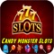 Candy Monsters Slots : Slot Machine Casino lets you spin the reels on your very own set of virtual casino slot 