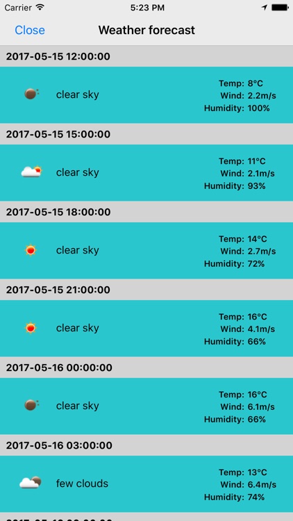 Weather Forecast Live