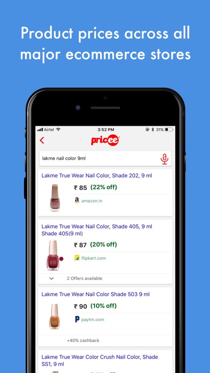 Pricee - search engine for shopping and prices