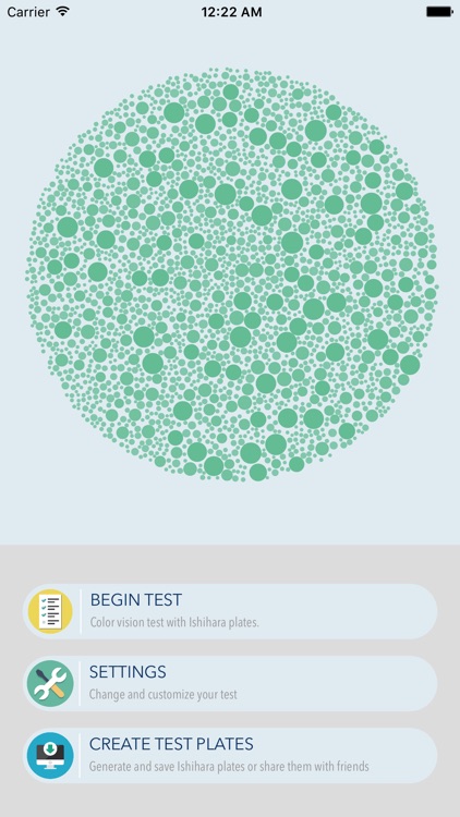 Color Vision Test - Detects 3 deficiency groups screenshot-0