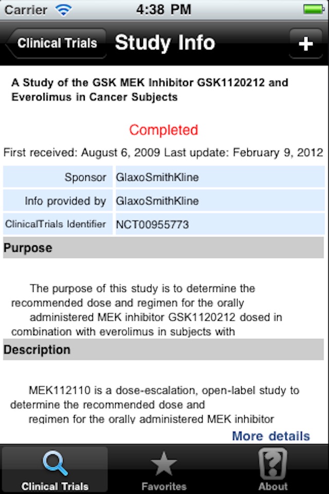 Clinical Research Trials screenshot 2