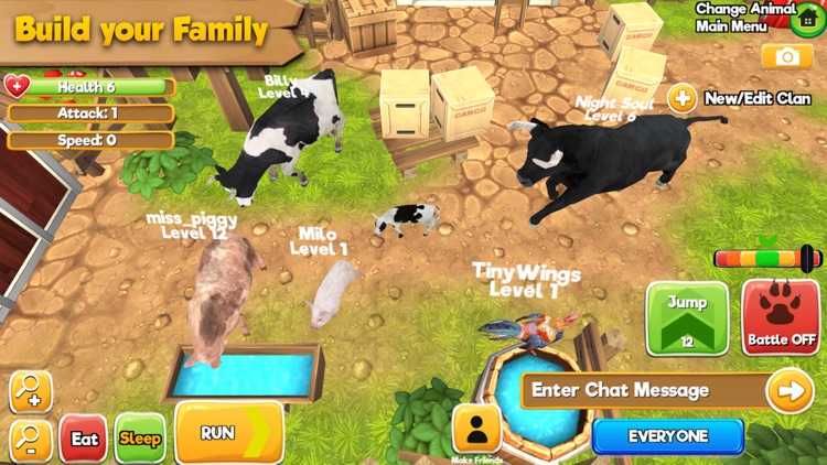 Farm Animal Family Online - Multiplayer Simulator