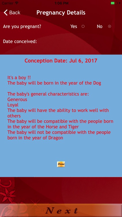 Baby Gender Predictor : Qinggong Lite screenshot-3