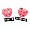 Romantic Heart Stickers For iMessage