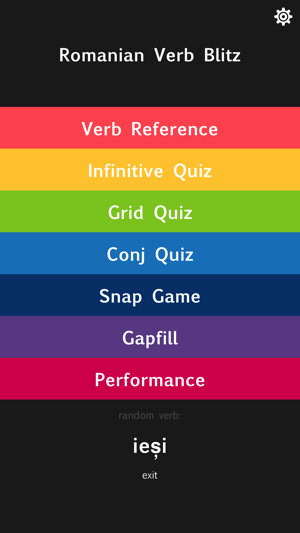 Romanian Verb Blitz