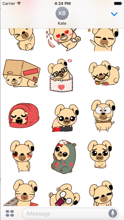 PuPpy Kika - Emoticons Sticker for iMessage