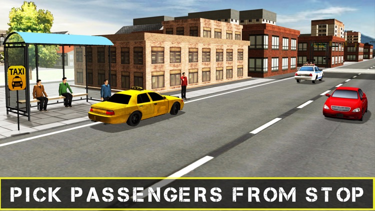 Taxi driver sim: Cab parking simulation