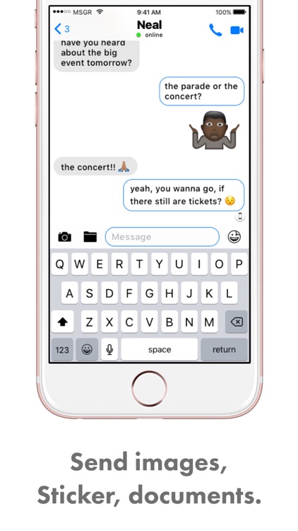 MSGR Messenger – Simply professional screenshot-3