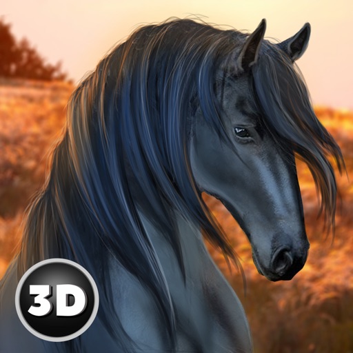 Wild Mustang Horse Survival Simulator iOS App