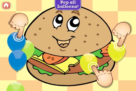 Food Dot to Dot for Kids - Number Learning Game screenshot 2