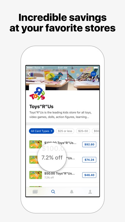 Raise - Mobile Wallet for Gift Cards