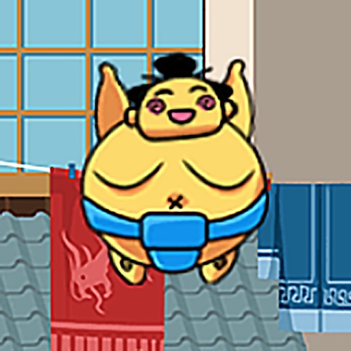 Sumo Wrestler Jump - addictive trampoline game iOS App