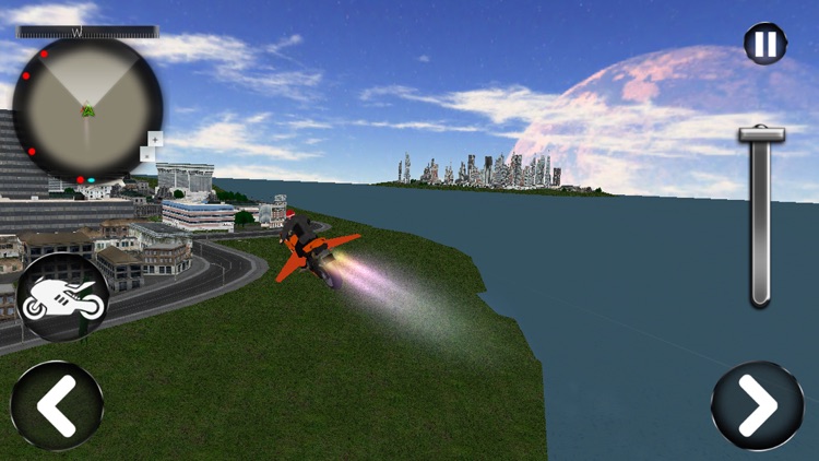 Flying Motorbike Stunt Simulation 3D