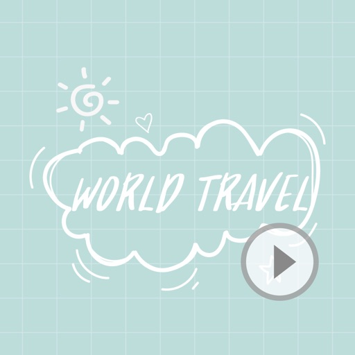 Animated Cute Travel Stickers icon