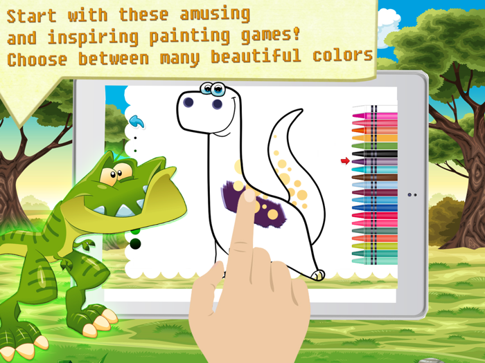 Dinosaur Coloring HD - 挑戰 恐龙 画画涂色