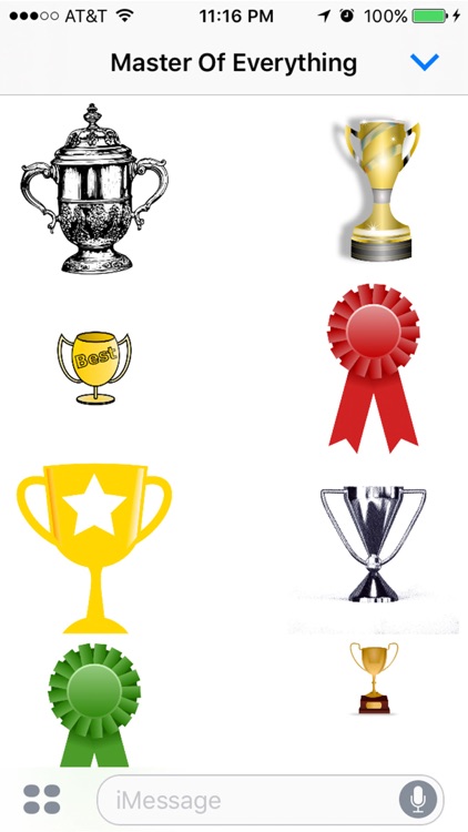 Trophy Stickers : If you're not First you're Last!