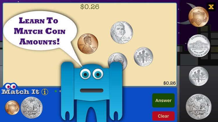 Coin Monsters – Money math game, counting coins