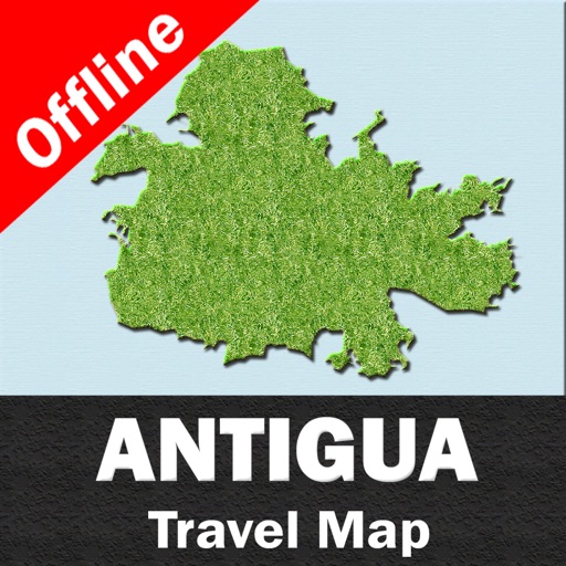 ANTIGUA – GPS Travel Map Offline Navigator