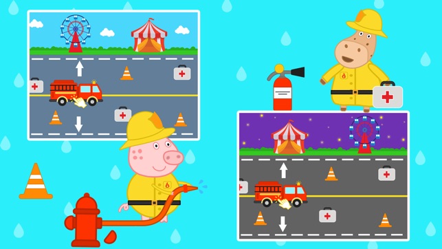 Baby Animal : Play with Fireman & Rescue firetruck(圖3)-速報App