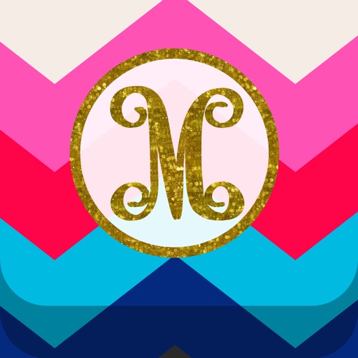 Monogram Wallpaper DIY Glitter Backgrounds Maker