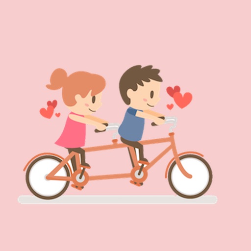 Romantic Couple Sticker icon