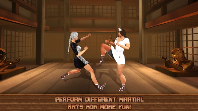 Anime Girls Ninja Kungfu Fighting 3D(圖3)-速報App