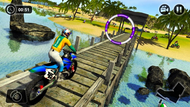 Beach Water Surfer Bike Racing - Motorbike Riding(圖4)-速報App